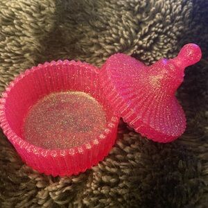 Glittery Pink Trinket Box